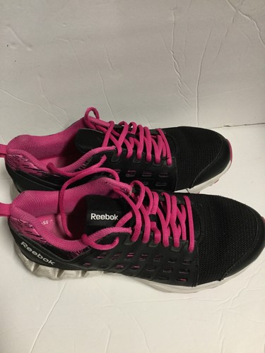 Reebok Zigtech Mens Size 7 Black/pink 
