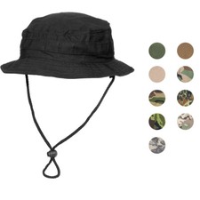 MFH Brit. Buschhut Kinnband SF Boonie Rip Stop Schlapphut Tropenhut Sonnenhut