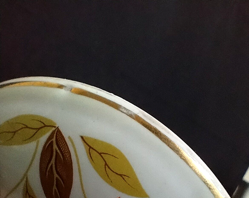 Vintage Hall Superior Jewel Homemakers Autumn Leaf Grease Drip Bowl w Lid - Picture 7 of 9