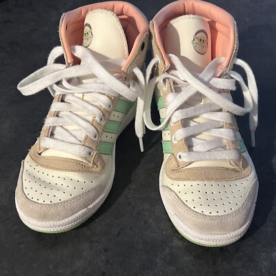 Adidas Star Wars Mandalorian BABY YODA TOP TEN HI SHOES