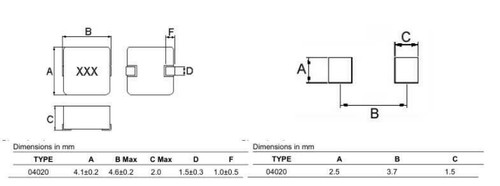 0420 SMD Power Inductor 1UH/1.5UH/2.2UH/3.3UH/4.7UH/6.8UH/10UH SMT Inductance - Picture 6 of 7
