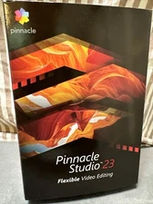 Pinnacle Studio 23 Software Flexible Video Editing Retail Sealed Windows  USA
