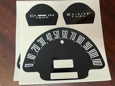 Jeepster Commando SPEEDO OVERLAY jeep commando