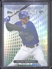 2013 Topps Finest Rookie Green Refractor #37 Nolan Arenado No 164 of 199