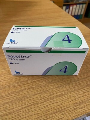 Novofine 32 G 4 mm Injektionsnadeln von Norddisk UVP 35,49   100 Stück