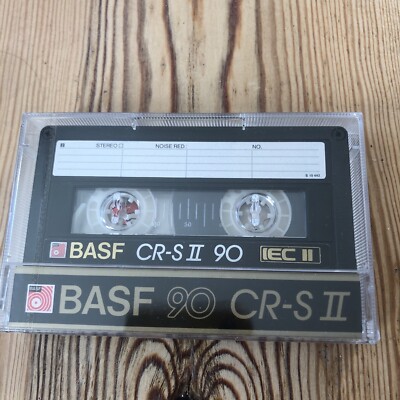 BASF CR-S II 90 Neu Kassette Tape Sealed OVP Neu