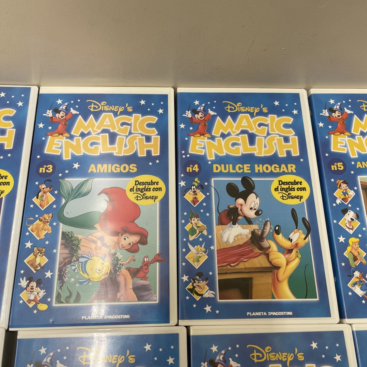 Disney's Magic English Vhs Tape Set Volumes 1-17 Free Shipping