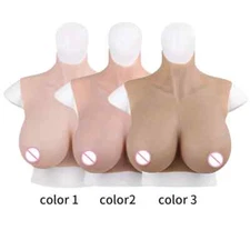 Realistic Silicone Breast Forms Fake Boobs Enhancer Transgender Breastplates