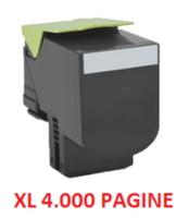 Toner 802HK Schwarz Hohe KapazitÄT 80C2HK0 Kompatibel FÜR Lexmark CX410DE CX4...