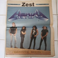Houston Chronicle Zest January 12, 1992 Metallica Heavy Music Special Rare