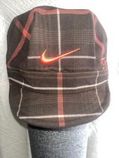 Nike Golfmütze wendbar Größe Medium Large Unisex braun orange weiß brandneu