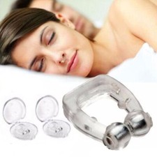 Silicone Magnetic Anti Snore Clip Apnea Sleeping Aid Device Nose Clip 6 Pcs
