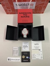 Omega x Swatch: Mission to MARS Moonswatch Speedmaster Authentic With Receipt