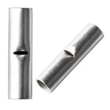 100PCS Non-insulated Butt Connectors 16-14AWG Butt Splice/ Terminals