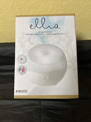 NEW Ellia Aroma Diffuser  by HoMedics ~ Color Changing Lights