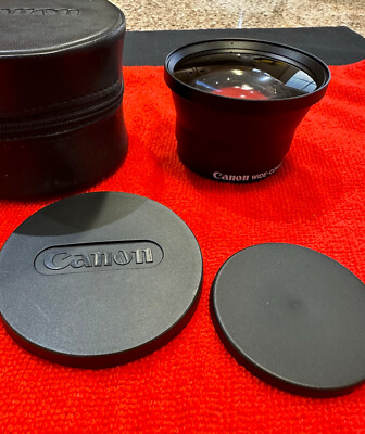 Canon WD-55 Camera Video LENS WD 55 0.7x WIDE CONVERTER 55MM H475