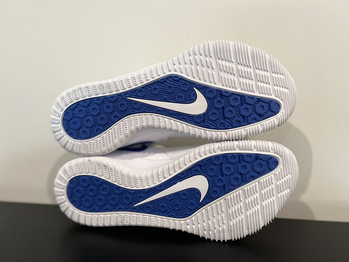 Nike Zoom Hyperace 2 White/Blue Volleyball Shoes Women's Nike Zoom Hyperace 2 White/Blue Volleyball Shoes Women's