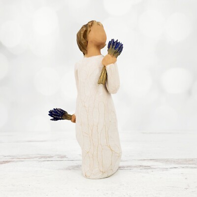Willow Tree ''Lavender Grace'' Holding Lavender 5'' Resin Figurine #26465