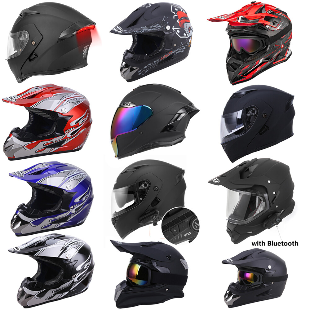 DOT Motorcycle Helmet Motocross ATV Dirt Bike UTV Off-Road Full Face Adult S-XXL | eBay DOT Motorcycle Helmet Motocross ATV Dirt Bike UTV Off-Road Full Face Adult S-XXL | eBay