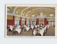 Postcard Dining Room National Home B. P. O. Of Elks Bedford Virginia USA