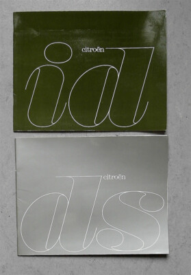CITROEN ds / CITROEN id; 2 x Werbe-Kataloge, Broschuren, 1963
