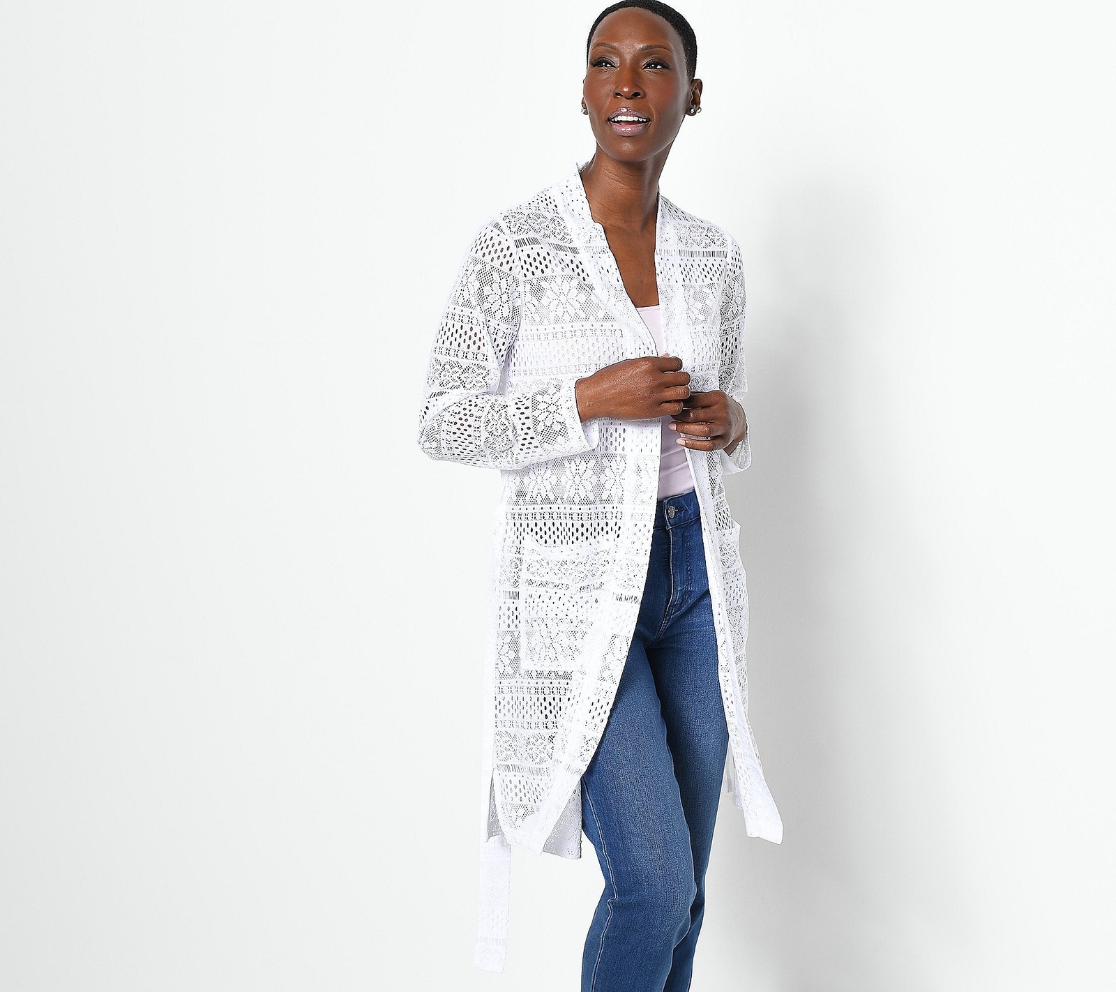 Bridgehampton Textured Knit Eyelet 