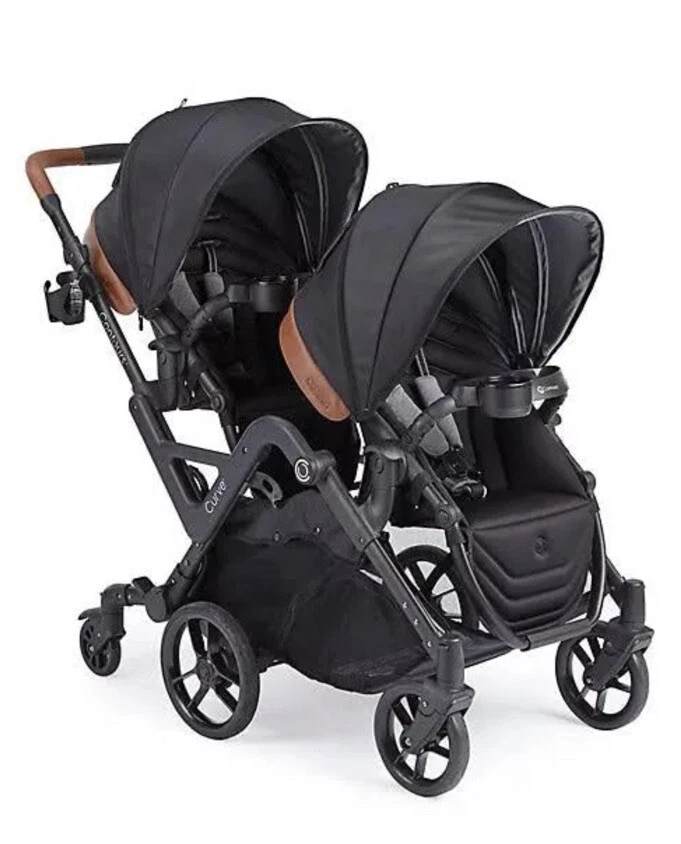 Cochecito doble tándem convertible contours - Curve - (negro) Foto 3 de 3