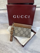 Gucci GG Emblem Card Case With Strap