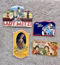 Lot Of Four Vintage Needle Cases