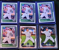 Jace Jung 6 Card Rooke/Prospect Lot Rated Rookie ×4 Bowman Prosp Paper & Chrome 