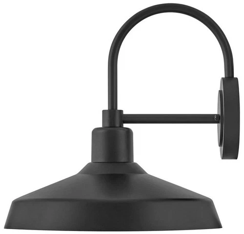 Hinkley Forge 16 1/2" High Black Outdoor Barn Wall Light - Picture 2 of 6