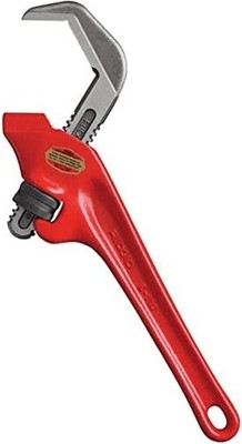 RIDGID 31305 Model E-110 9.5'' Offset Hex Jaw Pipe Wrench, Red, Made in The USA