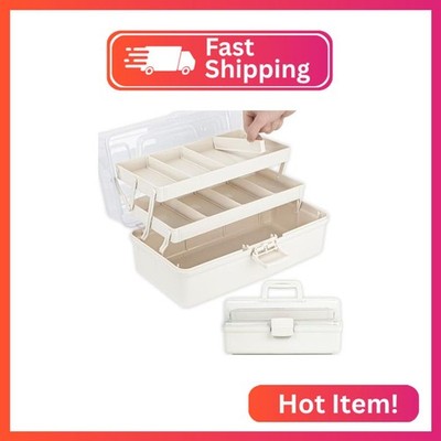 TERGOO 14in 3-Layer Multipurpose Craft Organizers and Storage with Adjustable Di