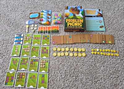 Kids Table Board card game Problem Picnic Attack of the Ants Box