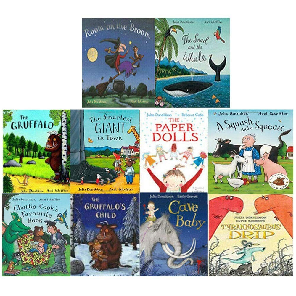 Julia Donaldson 10 Books Collection Set Snail and the Whale, Tyrannosaurus Drip - Image 6