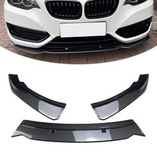 3x Frontsto�stangenspoilerlippe f�r BMW 2er F22 220i 225i 228i 2014-2019 Carbon