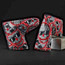 Swag Golf Black Elephant Stacked Skulls 2.0 Blade Cover