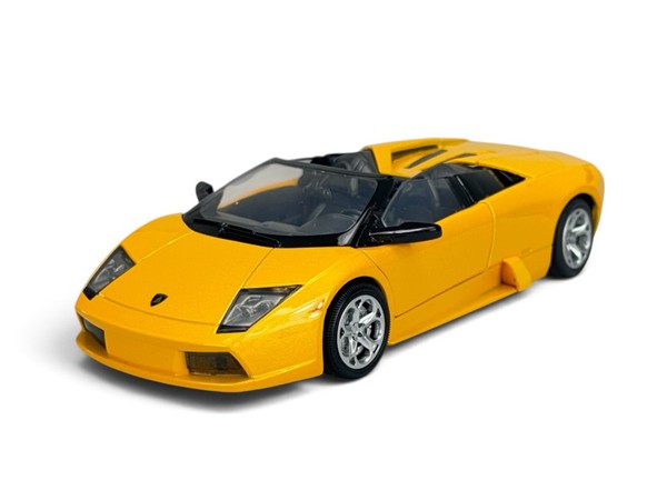 Motormax Lamborghini Murcielago Roadster Yellow 1:24 NEW Diecast Metal Model-image