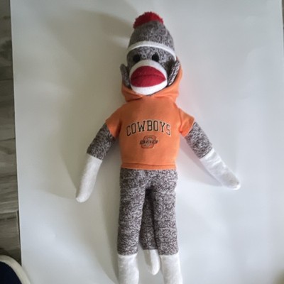 Plushland Sock Monkey Oklahoma State Cowboys Hoodie Medium 2012 Stuffed Animal