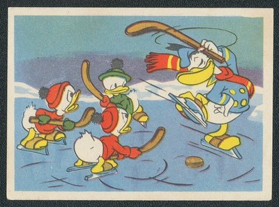 1950s FOSKA WALT DISNEY DONALD DUCK & HIS FRIENDS DANISH CARD #31 EX