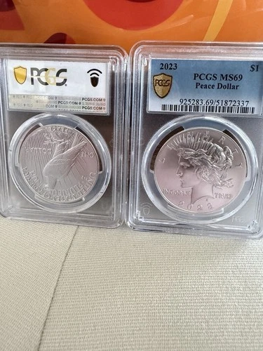 2023-S Peace Silver Dollar, PCGS  MS69