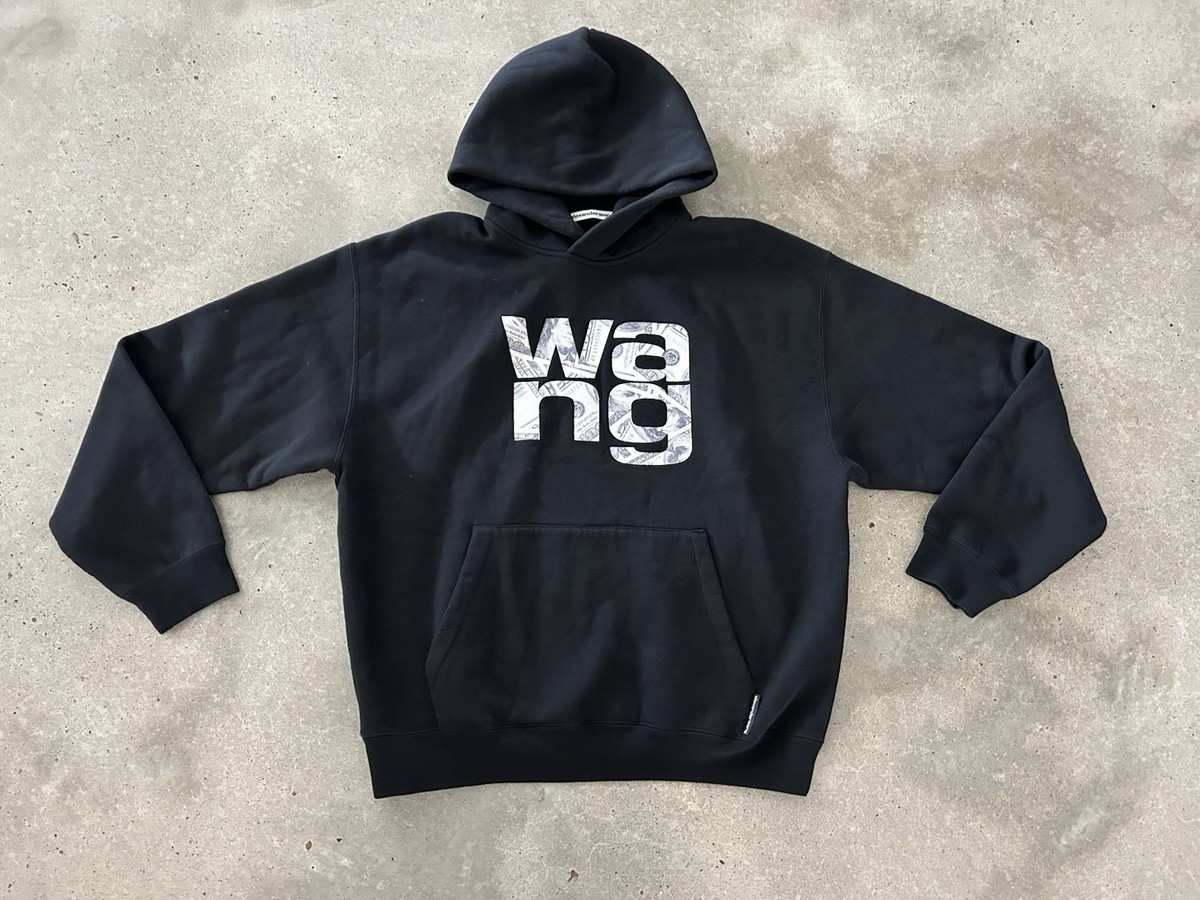 Alexander Wang Money Hoodie Hooded Sweatshirt Sz S Alexander Wang 