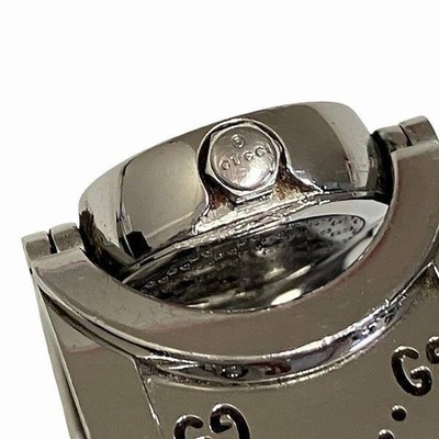 Gucci Twirl Heart Design Bangle Watch 112 Quartz Women's