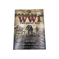 WW1 The Great War 100th Anniversary DVD 2014 New Sealed Box Set 2 DVD Book New