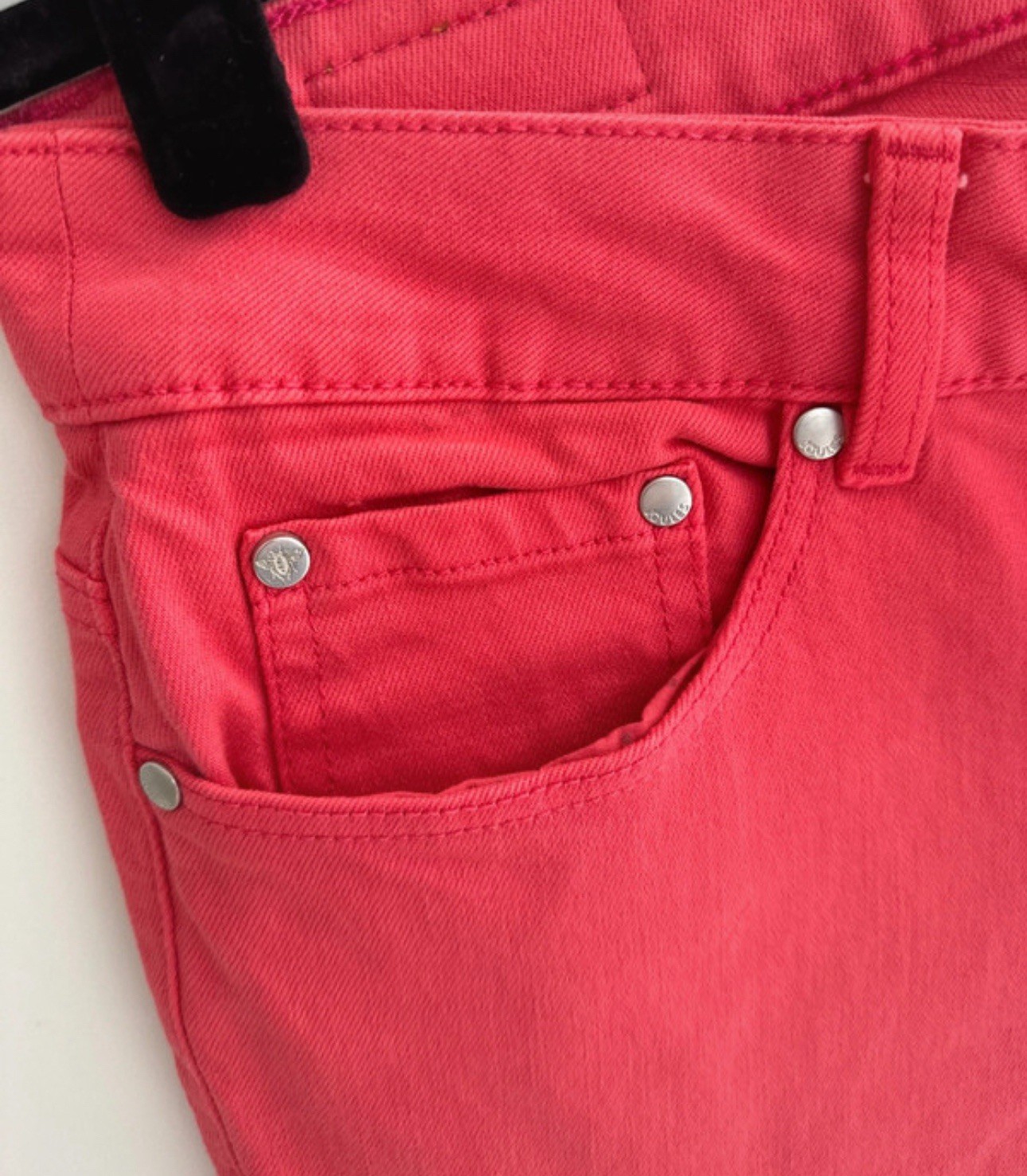 Joules Women  Simone Girlfriend  Jeans -pink Raspberry-size 12 UK image 4