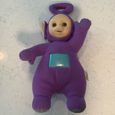 Playskool Teletubbies Talking Tinky Winky Purple Plush Action Figure 1998 Works