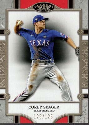 2024 Topps Tier One Bronze Foil #65 Corey Seager /125 - BB