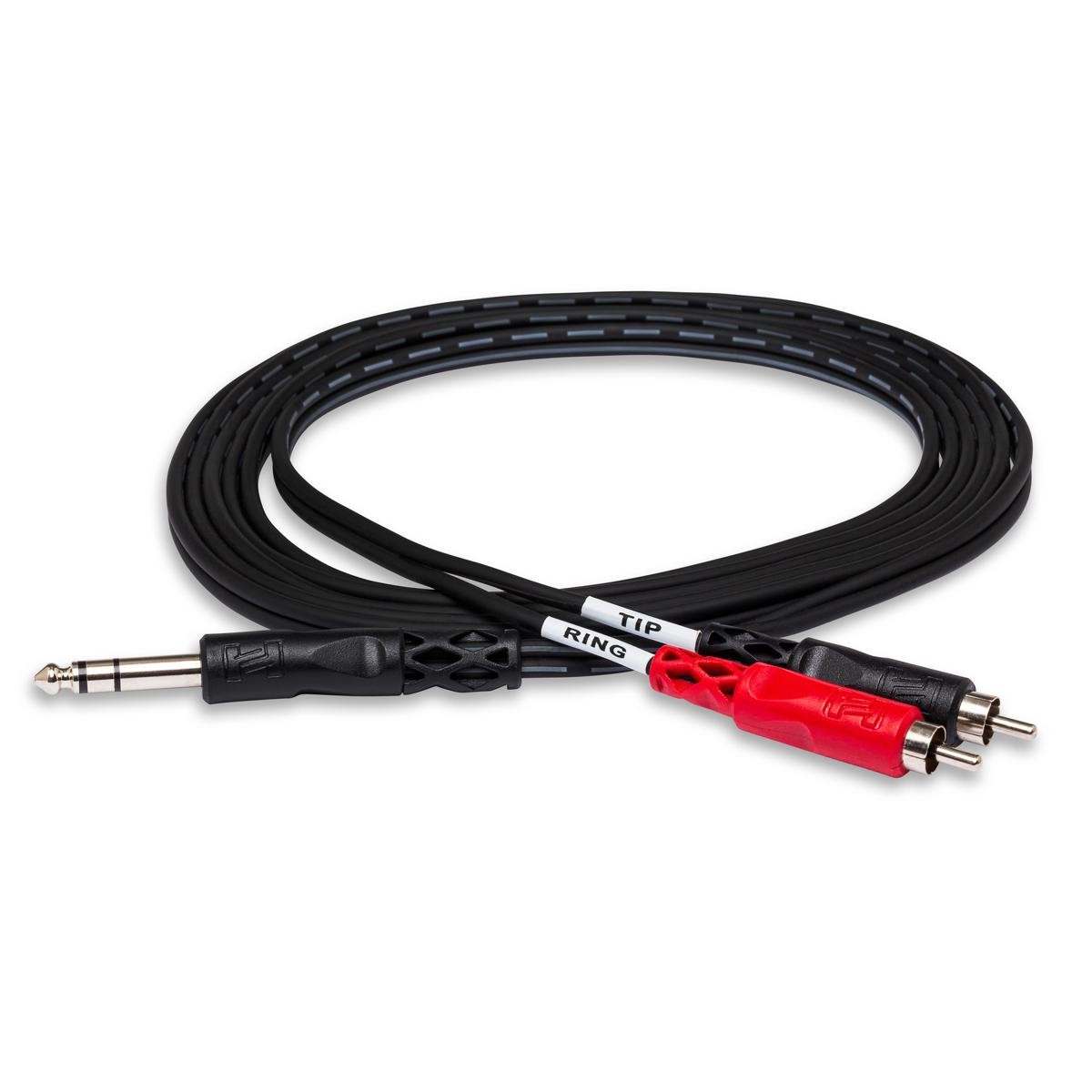 Hosa Technology 66 2 М Стерео Y-кабель с разъемом 14 на два разъема RCA TRS202 3990₽
