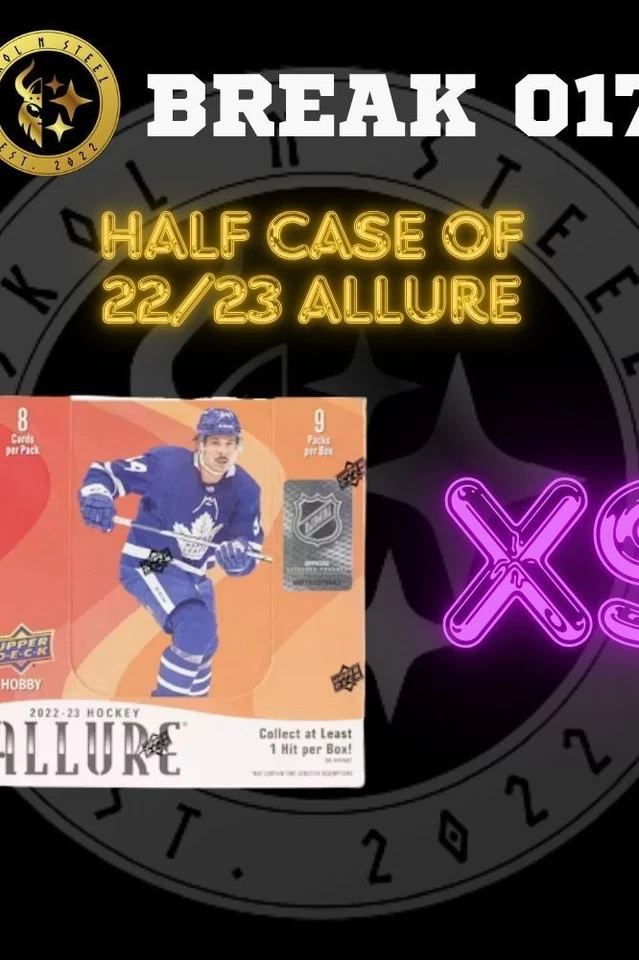 1/2 CASE 9 BOXES OF 22/23 ALLURE