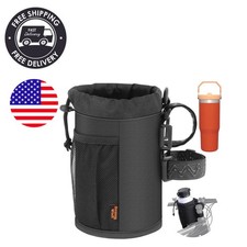 Insulated Bike Water Bottle Holder for 24-40oz Bottles - Secure  Stylish
